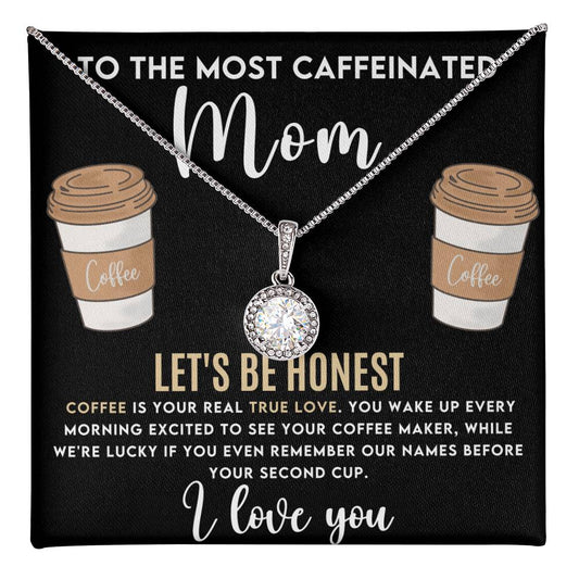 Coffee Loving Mom Hope Necklace Gift-[product type]