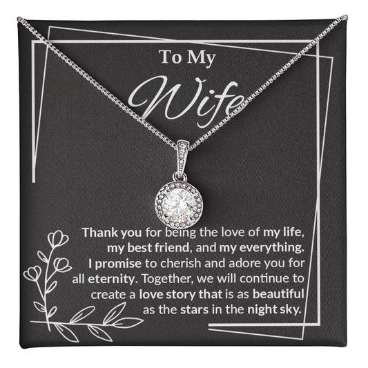 To My Wife Hope Necklace Gift-[product type]