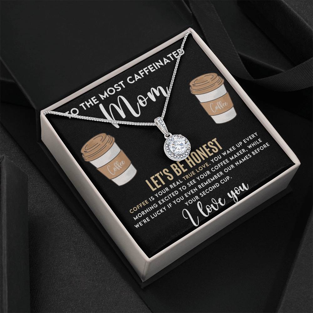 Coffee Loving Mom Hope Necklace Gift-[product type]