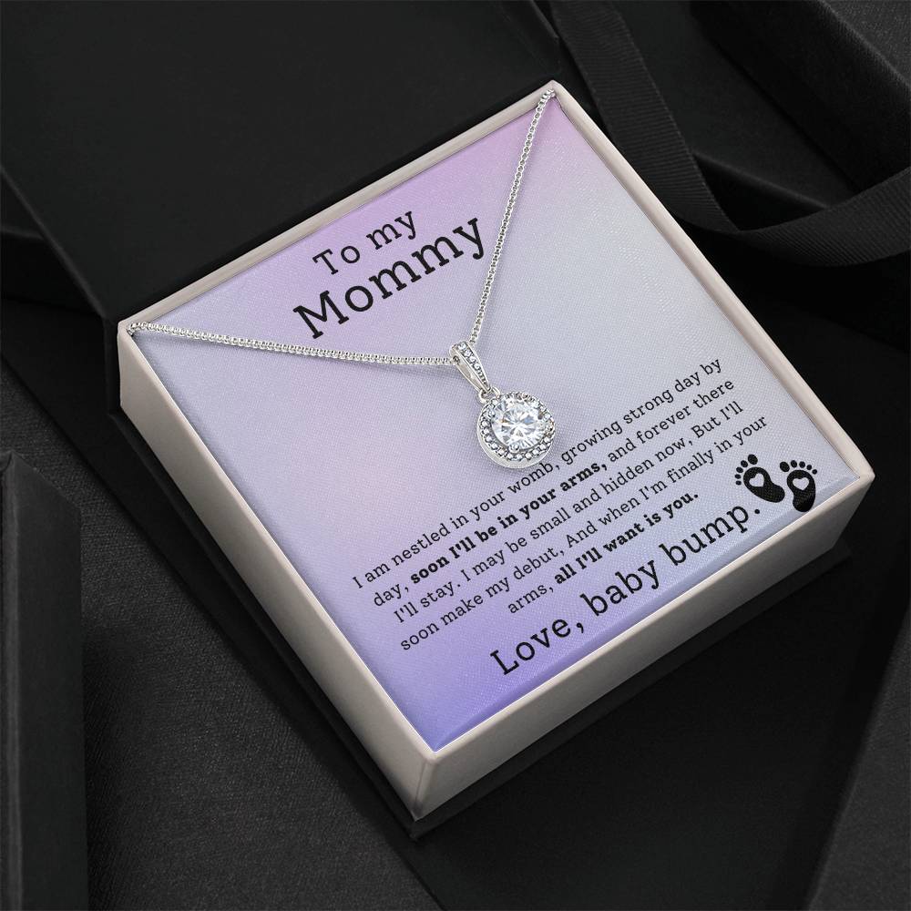 Mommy from Baby Bump Hope Necklace Gift-[product type]