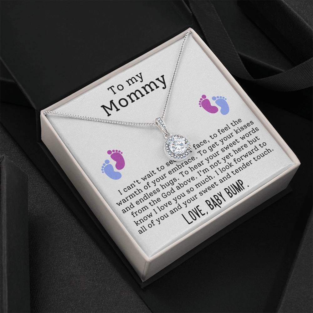 Mommy From Baby Bump Hope Necklace Gift-[product type]