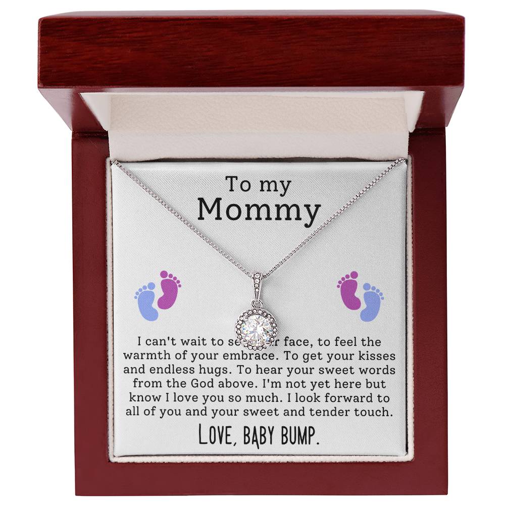 Mommy From Baby Bump Hope Necklace Gift-[product type]