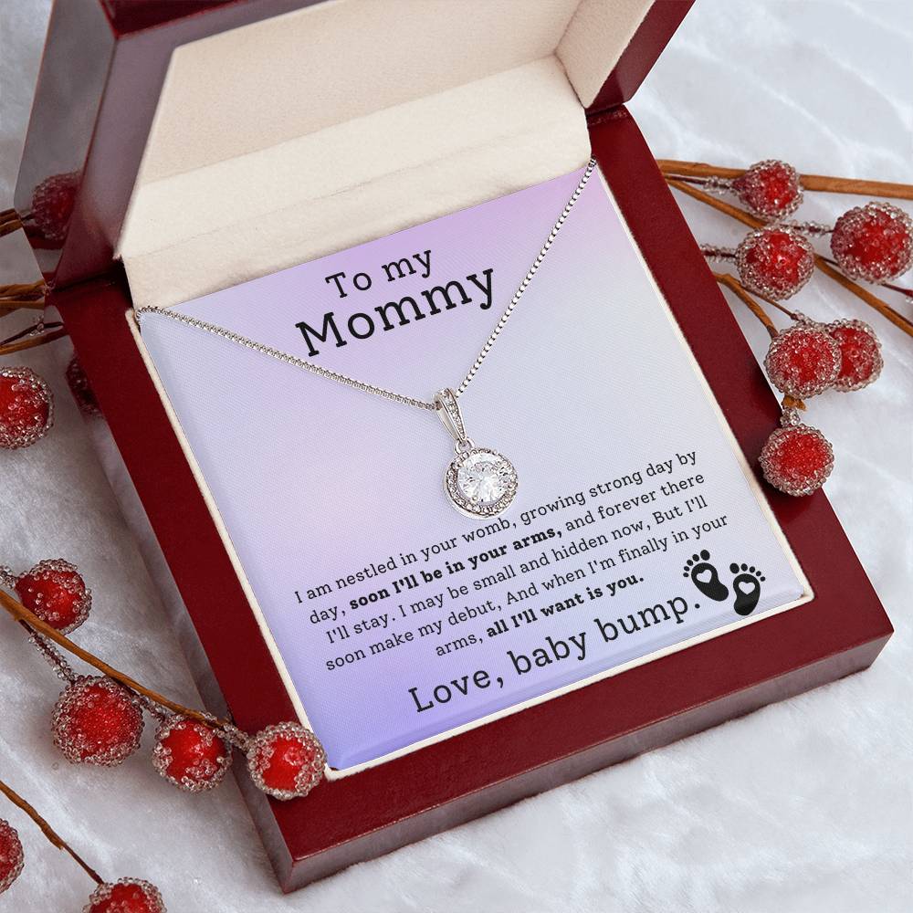 Mommy from Baby Bump Hope Necklace Gift-[product type]