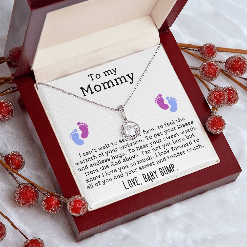 Mommy From Baby Bump Hope Necklace Gift-[product type]