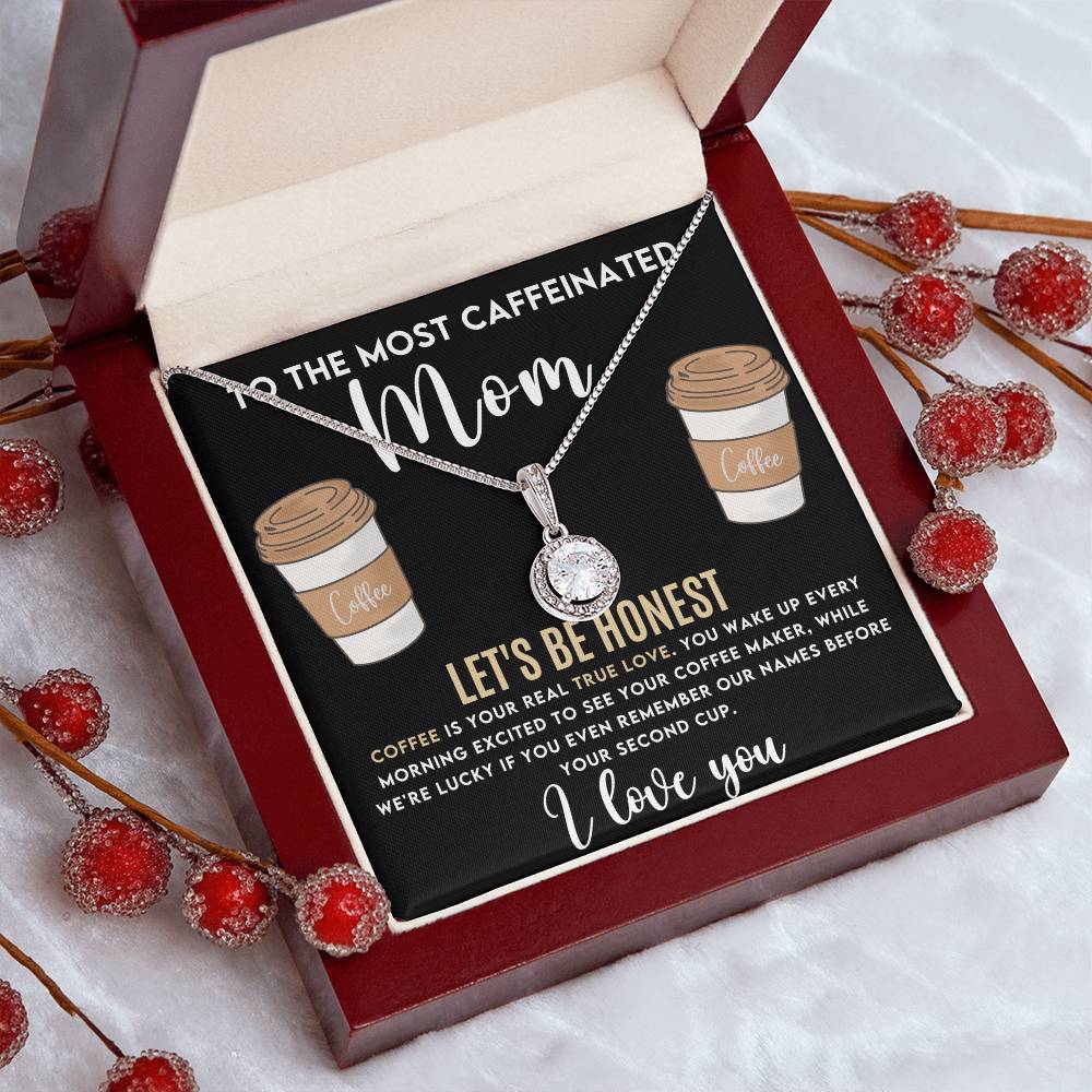 Coffee Loving Mom Hope Necklace Gift-[product type]