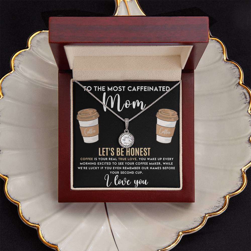 Coffee Loving Mom Hope Necklace Gift-[product type]