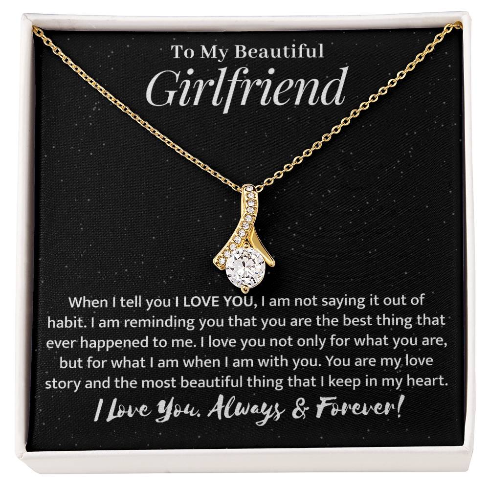 Girlfriend Alluring Beauty Necklace Gift-[Heartfelt Family Gift]