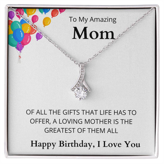 Mom Birthday Alluring Beauty Necklace-[product type]