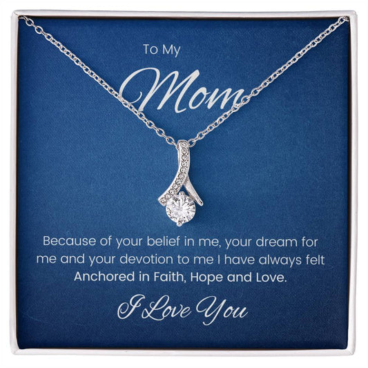 Mom Faith Hope and Love Alluring Beauty Necklace-[product type]