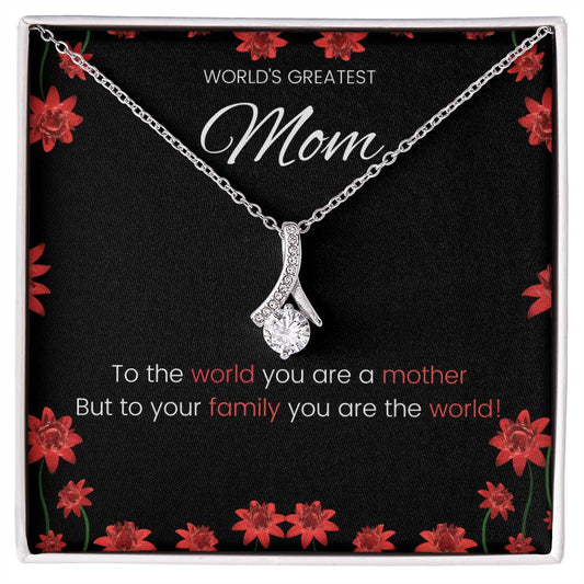 World's Greatest Mom Alluring Beauty Necklace-[product type]