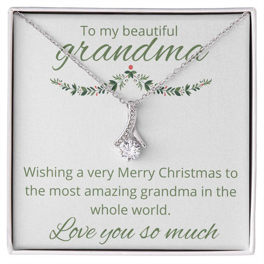 Grandma Christmas Alluring Beauty Necklace-[product type]