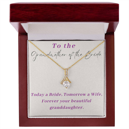 Grandmother of The Bride Alluring Beauty Necklace-[product type]