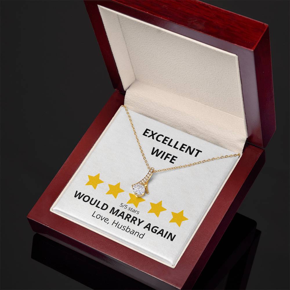 Excellent Wife 5 star Review Alluring Beauty Necklace-[product type]