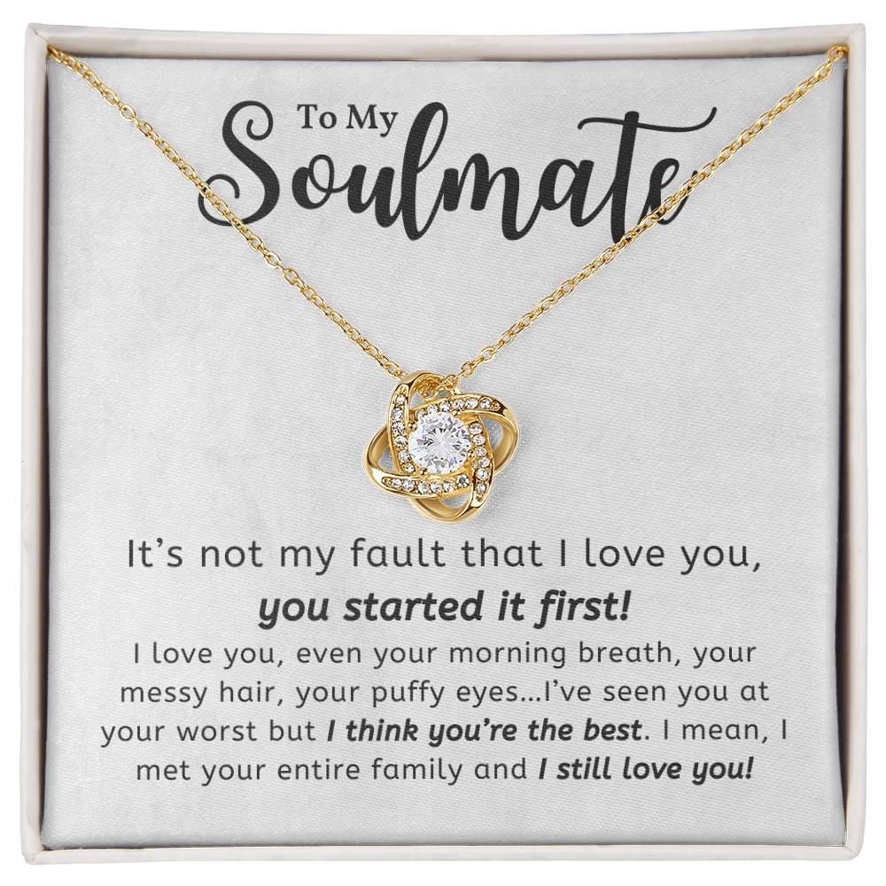 Soulmate Necklace - Christmas  Valentines Gift for Her - Show Your Love-[Heartfelt Family Gift]