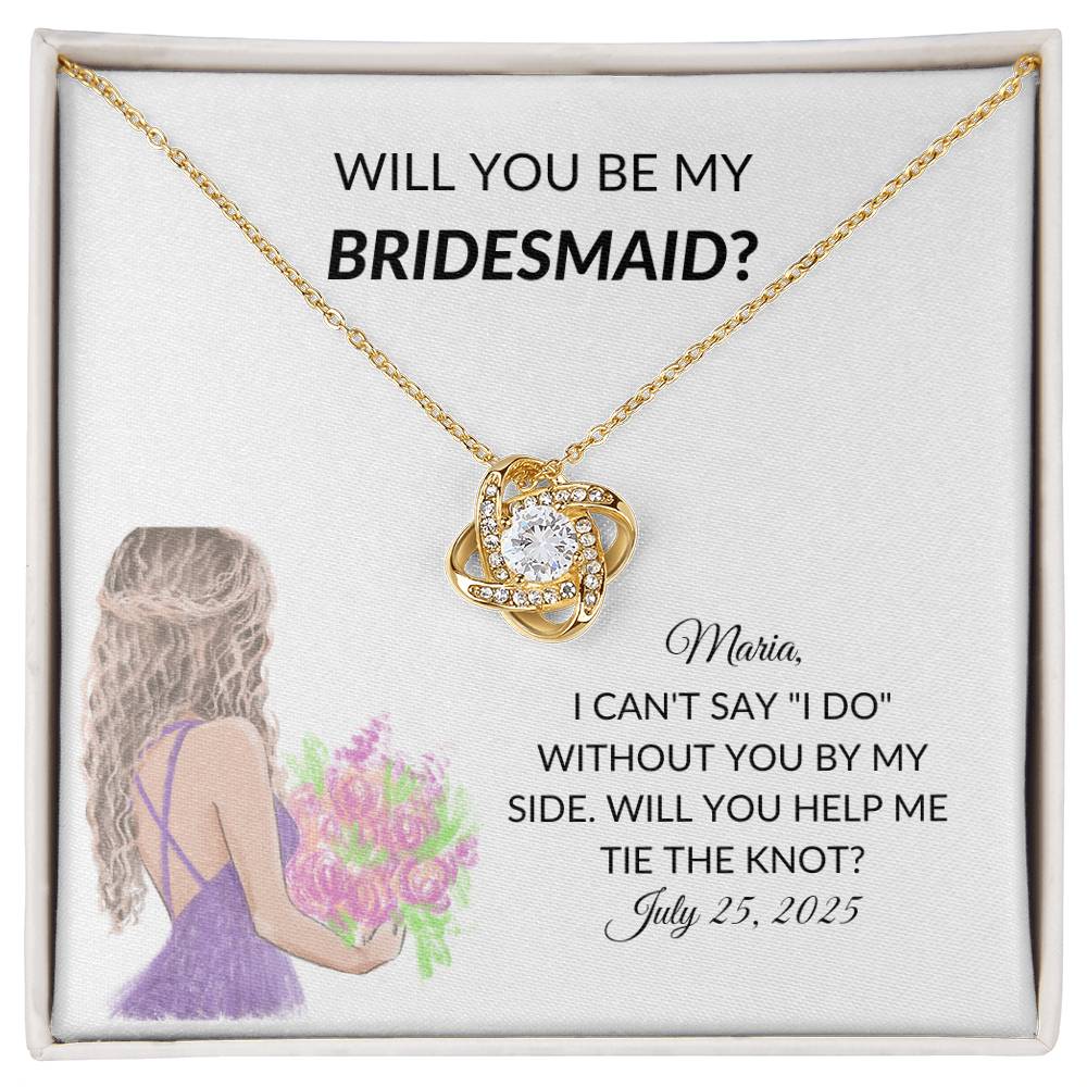 Personalized Bridesmaid Proposal Necklace Gift-[product type]