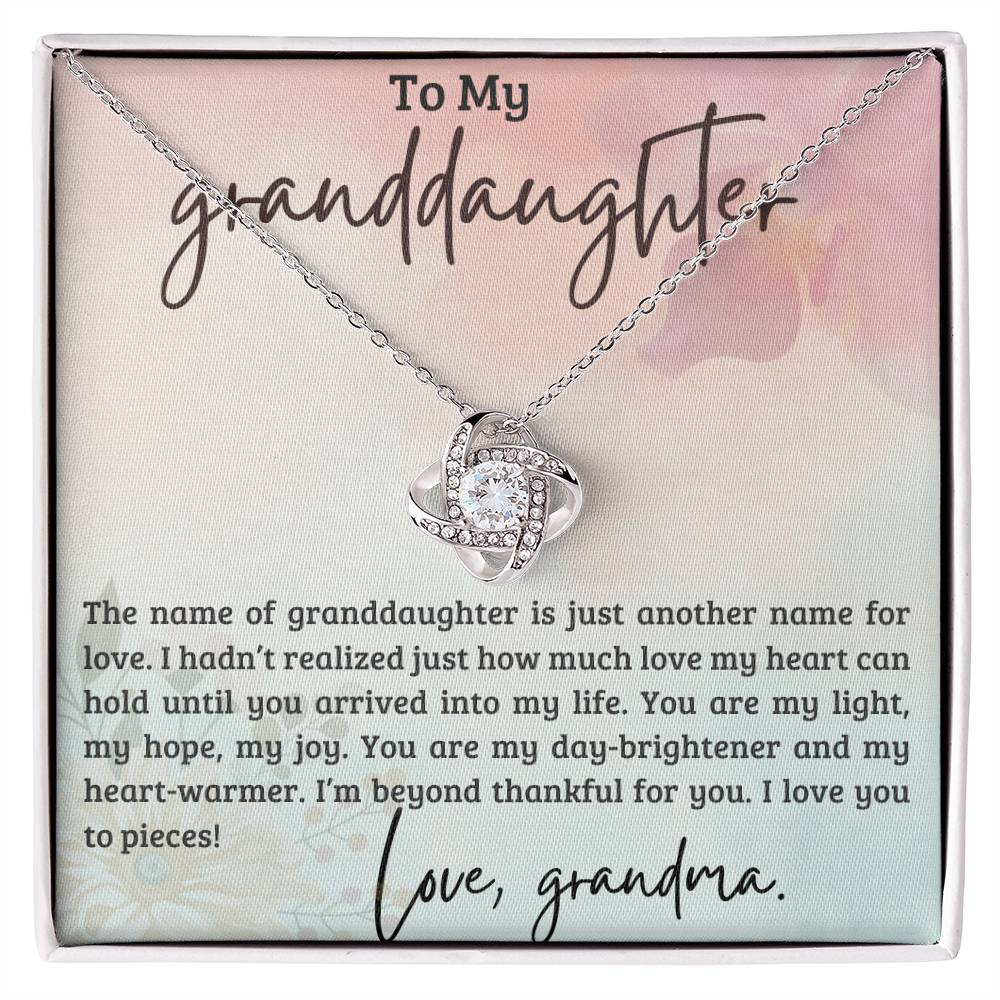 Granddaughter Necklace - Xmas Birthday Gift  Personalized Jewelry for Granddaughter-[Heartfelt Family Gift]