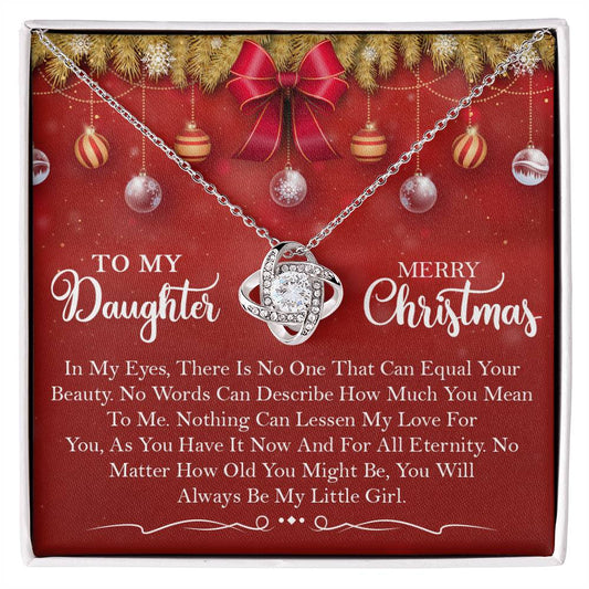 To My Daughter Necklace, Christmas Gift For Daughter From Dad, Daughter Necklace-[product type]