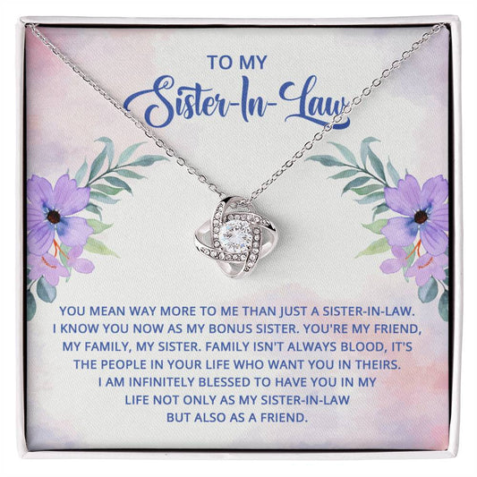 Sister-In-Law Knot Necklace-[product type]