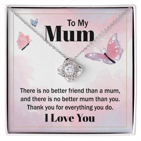 There is no better friend than a Mum Knot Necklace-[product type]