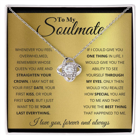 Soulmate My World Love Knot Necklace-[product type]