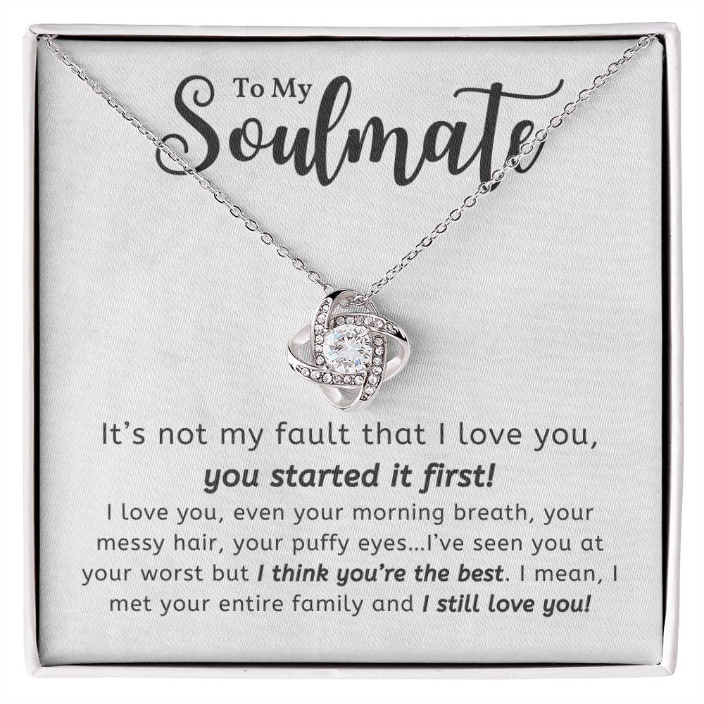 Soulmate Necklace - Christmas  Valentines Gift for Her - Show Your Love-[Heartfelt Family Gift]