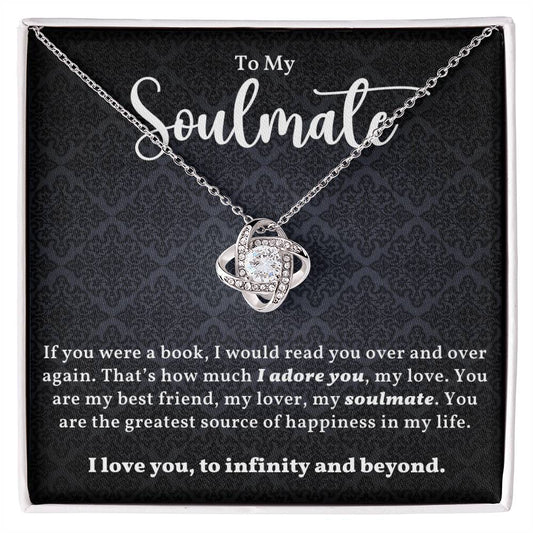 To My Soulmate Necklace, Christmas, Valentine Gift For Her, Gift For Soulmate-[product type]