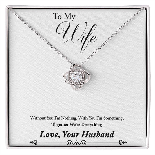 Wife My Everything Knot Necklace-[product type]