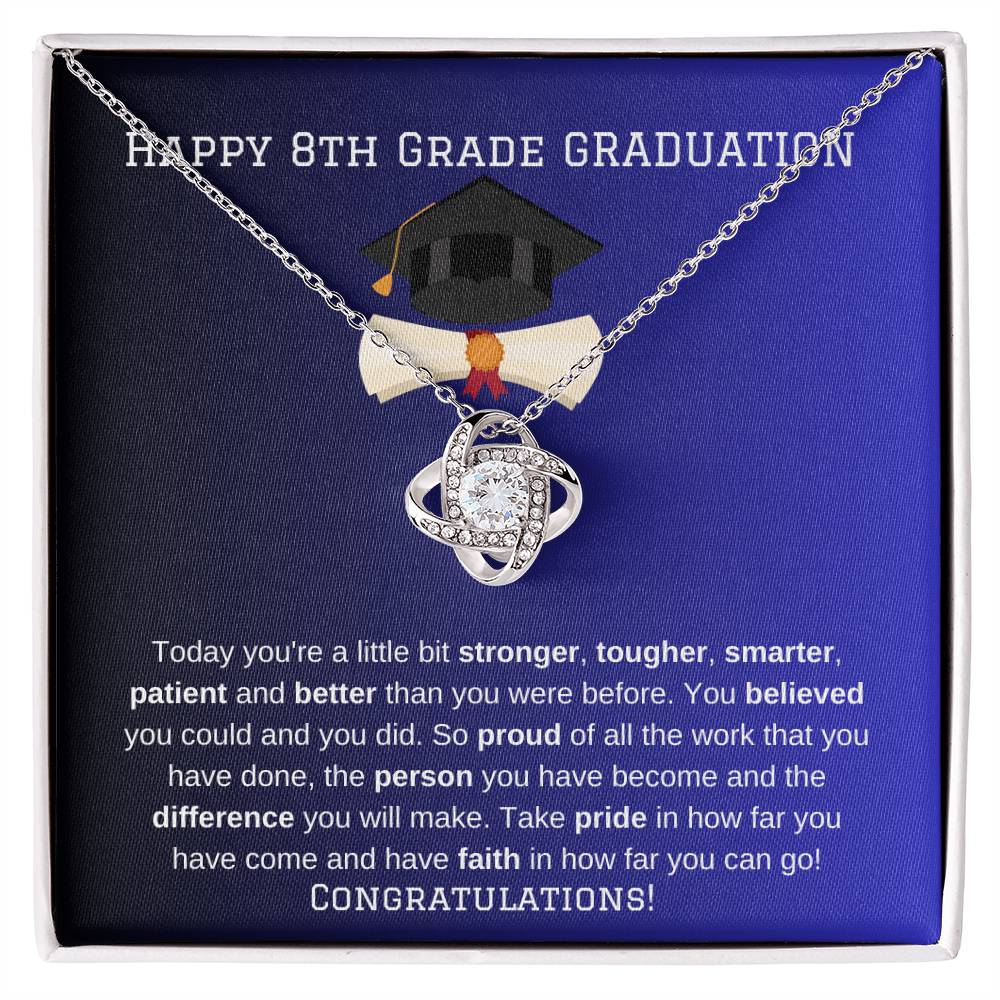 8th Grade Graduation Necklace Gift-[Heartfelt Family Gift]