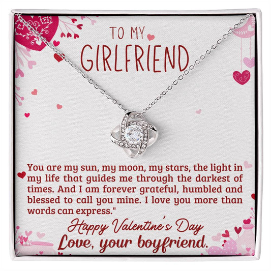 To My Girlfriend Necklace, Necklace Gift For Her, Valentines Gifts For Girlfriend-[product type]