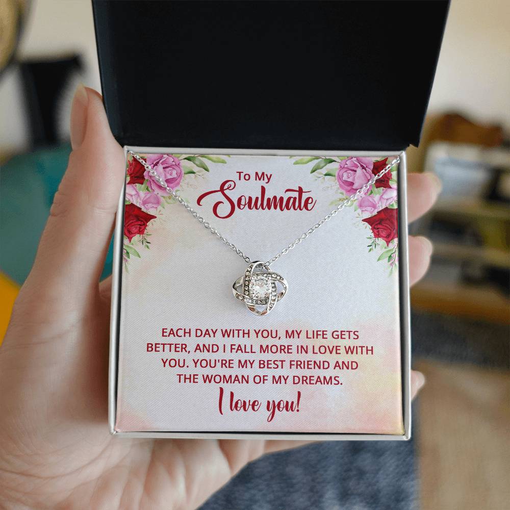 Soulmate Woman of My Dreams Knot Necklace-[product type]