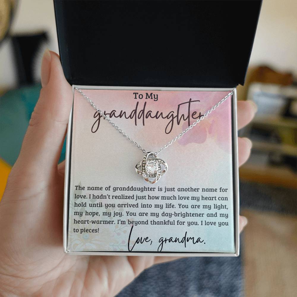 Granddaughter Necklace - Xmas Birthday Gift  Personalized Jewelry for Granddaughter-[Heartfelt Family Gift]