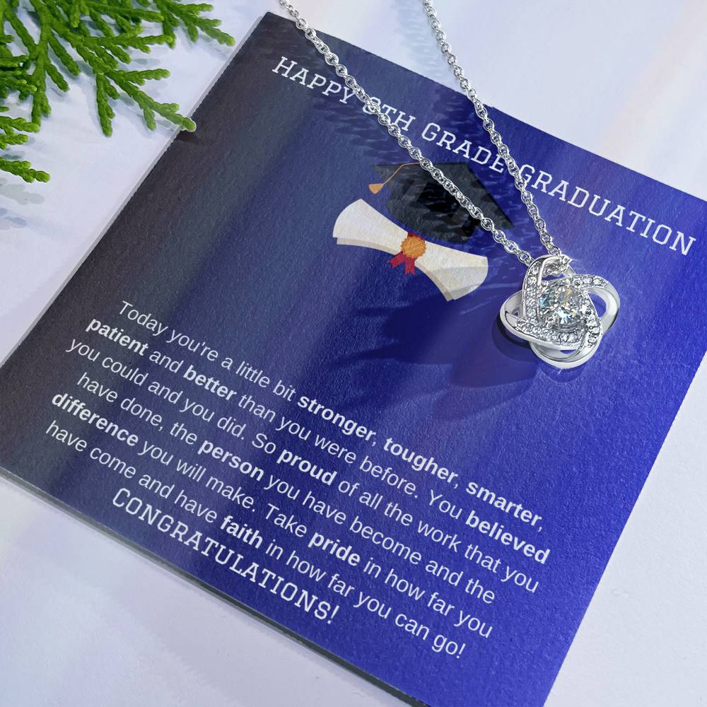 8th Grade Graduation Necklace Gift-[Heartfelt Family Gift]