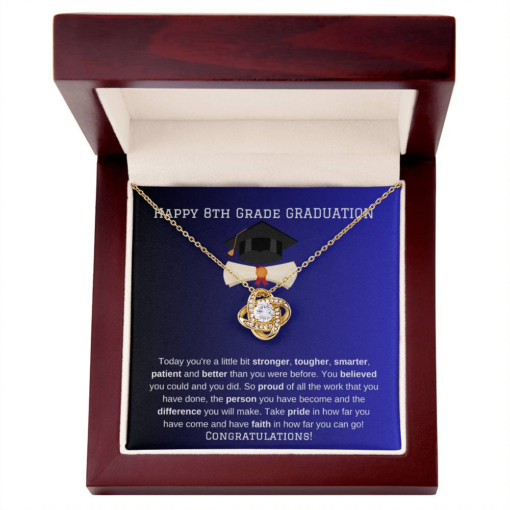 8th Grade Graduation Necklace Gift-[Heartfelt Family Gift]