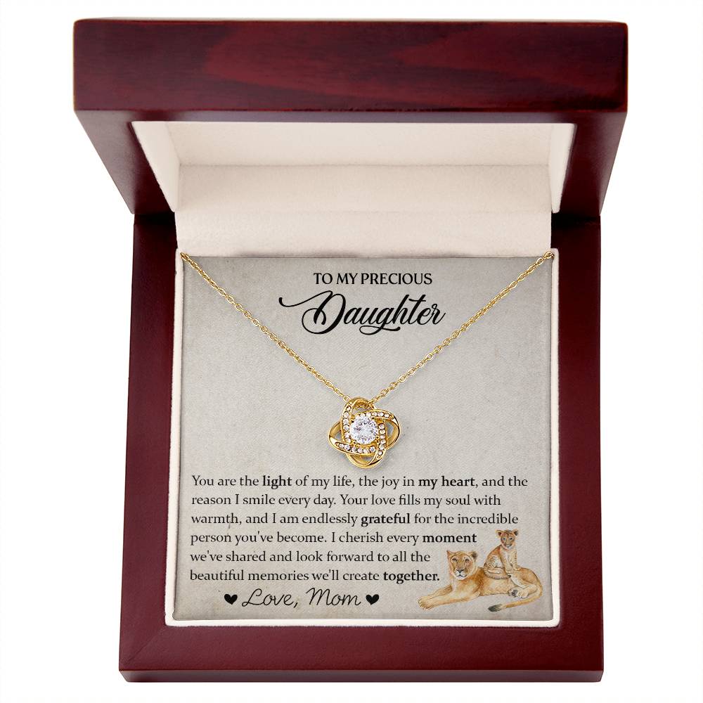 Daugher Knot Necklace-[product type]