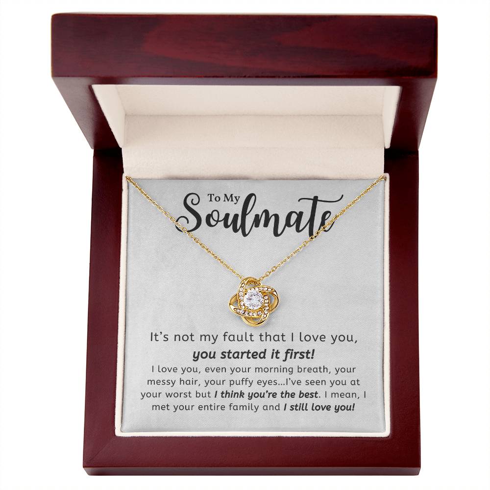 Soulmate Necklace - Christmas  Valentines Gift for Her - Show Your Love-[Heartfelt Family Gift]