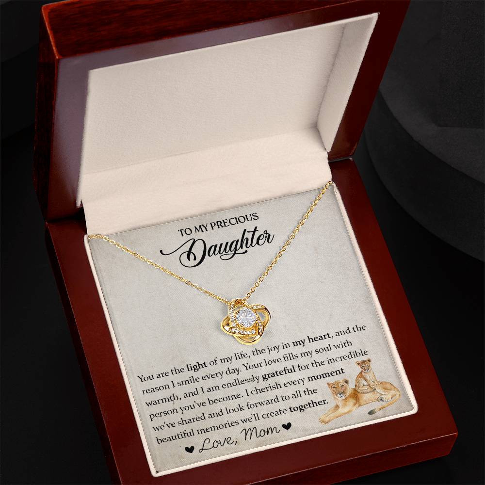 Daugher Knot Necklace-[product type]