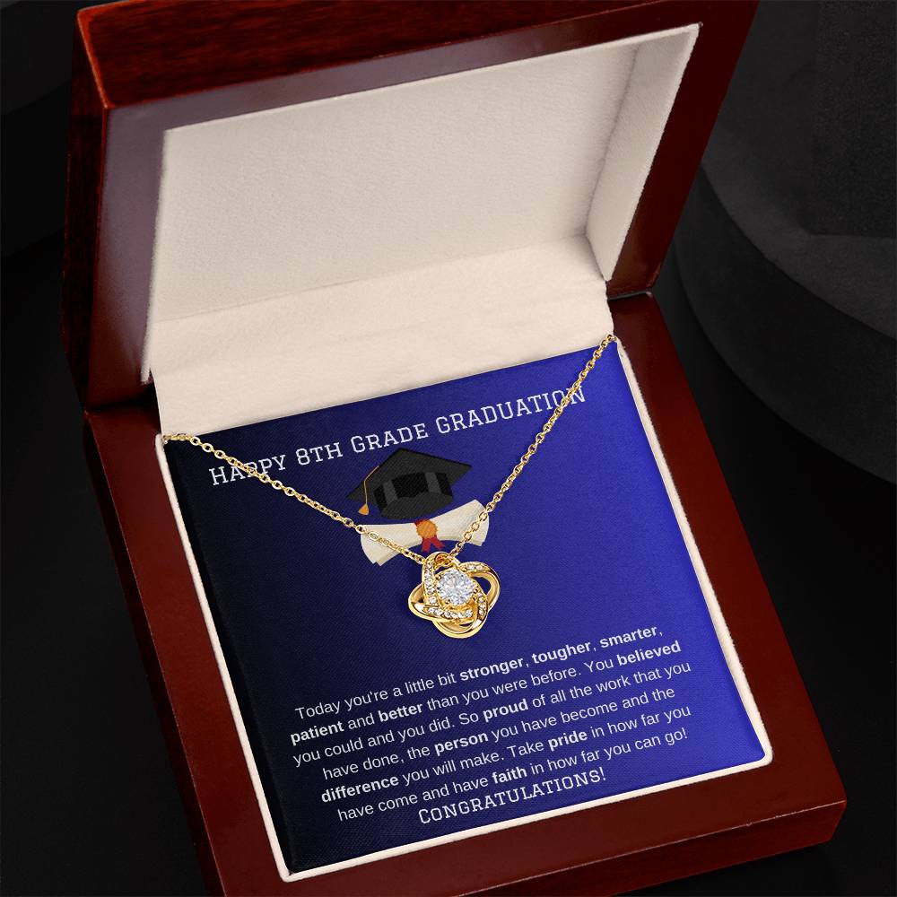 8th Grade Graduation Necklace Gift-[Heartfelt Family Gift]