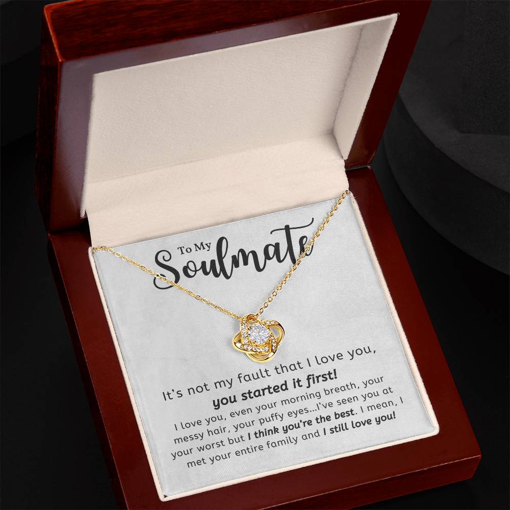 Soulmate Necklace - Christmas  Valentines Gift for Her - Show Your Love-[Heartfelt Family Gift]