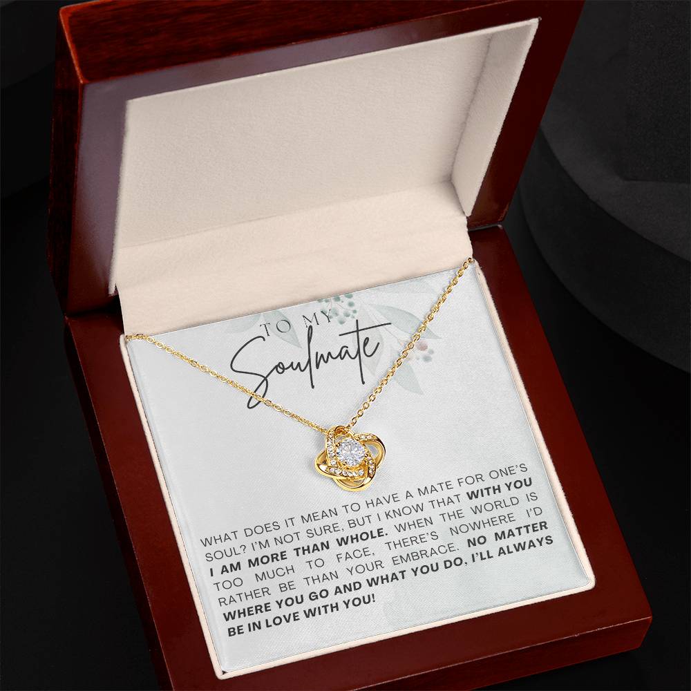 To My Soulmate Necklace, Christmas, Valentine Gift For Her, Gift For Soulmate-[product type]