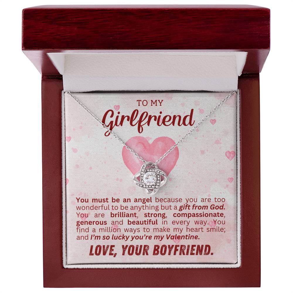 To My Girlfriend Necklace, Necklace Gift For Her, Valentines Gifts For Girlfriend-[product type]