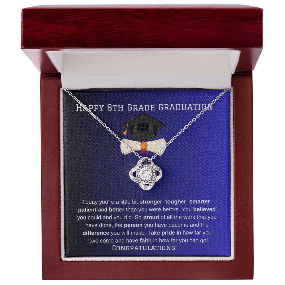 8th Grade Graduation Necklace Gift-[Heartfelt Family Gift]