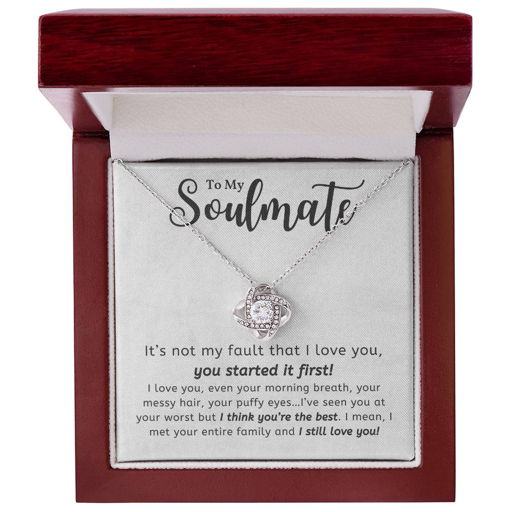 Soulmate Necklace - Christmas  Valentines Gift for Her - Show Your Love-[Heartfelt Family Gift]