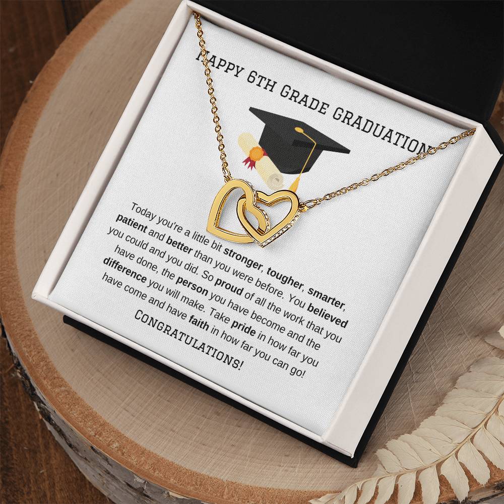 6th Grade Graduation Necklace Gift-[product type]