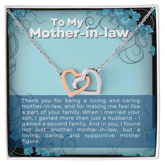 Mother in Law Interlocking Hearts Necklace-[product type]