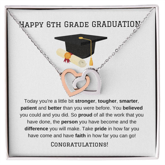 6th Grade Graduation Necklace Gift-[product type]