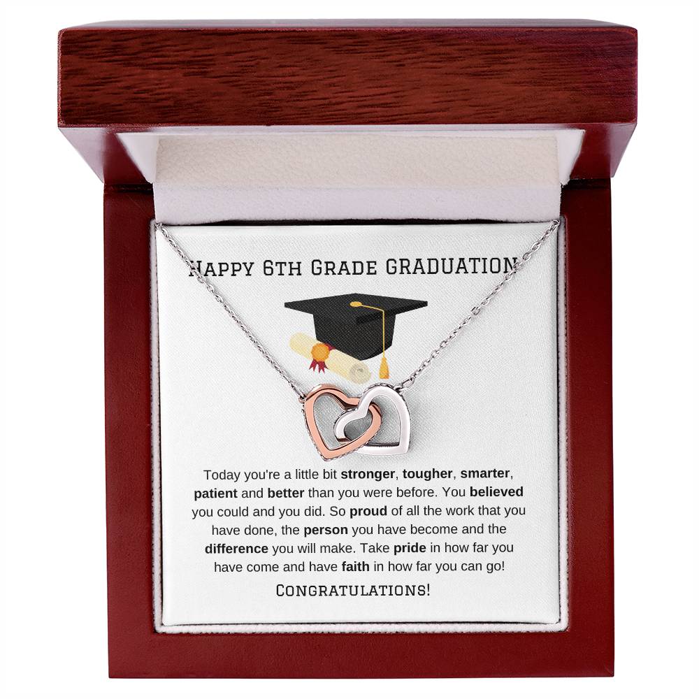 6th Grade Graduation Necklace Gift-[product type]