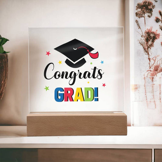 Graduation Congrats grad! Graduation Plaque Gift-[product type]