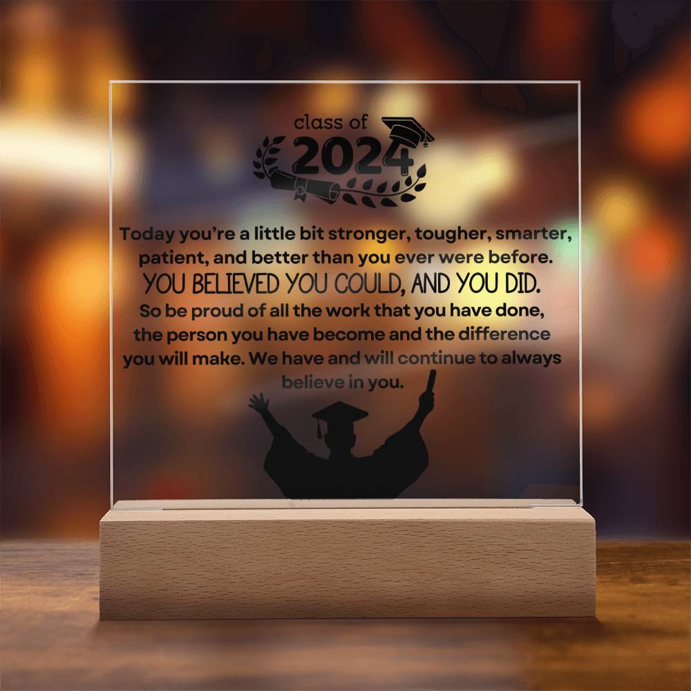 Class of 2024 Graduation Gift Plaque-[product type]