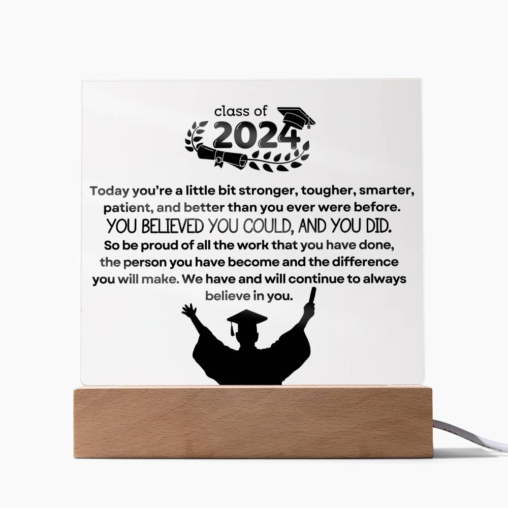 Class of 2024 Graduation Gift Plaque-[product type]