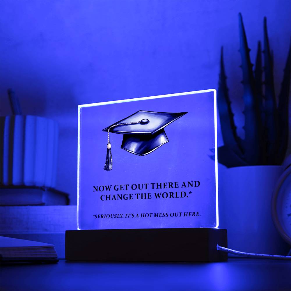 Funny Graduation Plaque Gift-[product type]